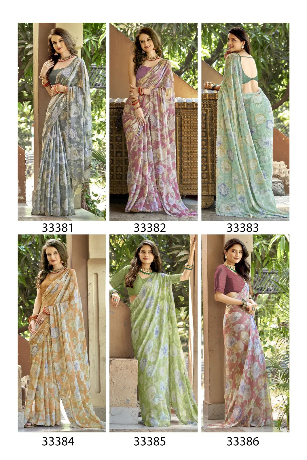 Simona Vol 9 By Vallabhi Chiffon Printed Daily Wear Saree Wholesalers In Delhi